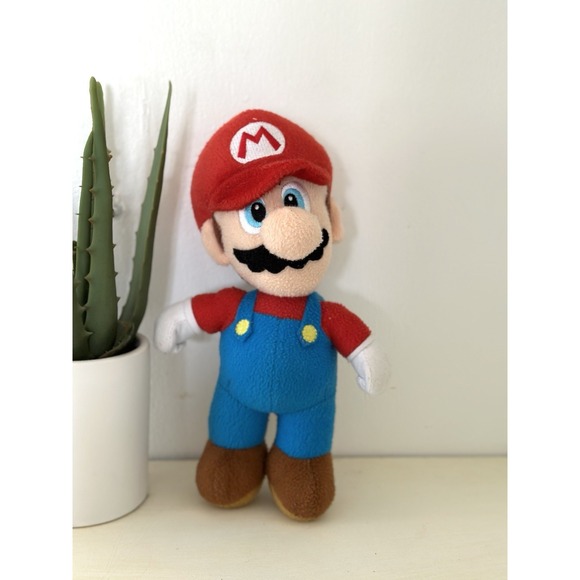 Nintendo Other - 2010 Nintendo Super Mario Bros 10" Plush Toy Doll Red‎ Video Game Stuffed